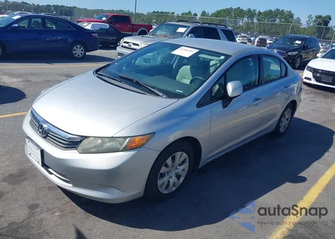 2012 Honda Civic Lx from USA, damaged, VIN 19XFB2F53CE312683